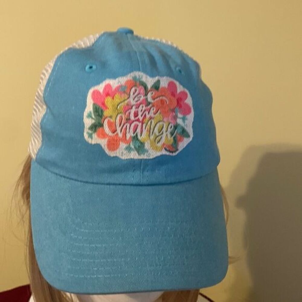 Sportsman ball cap with snap closure.  NWT. All handmade/hand drawn/hand printed